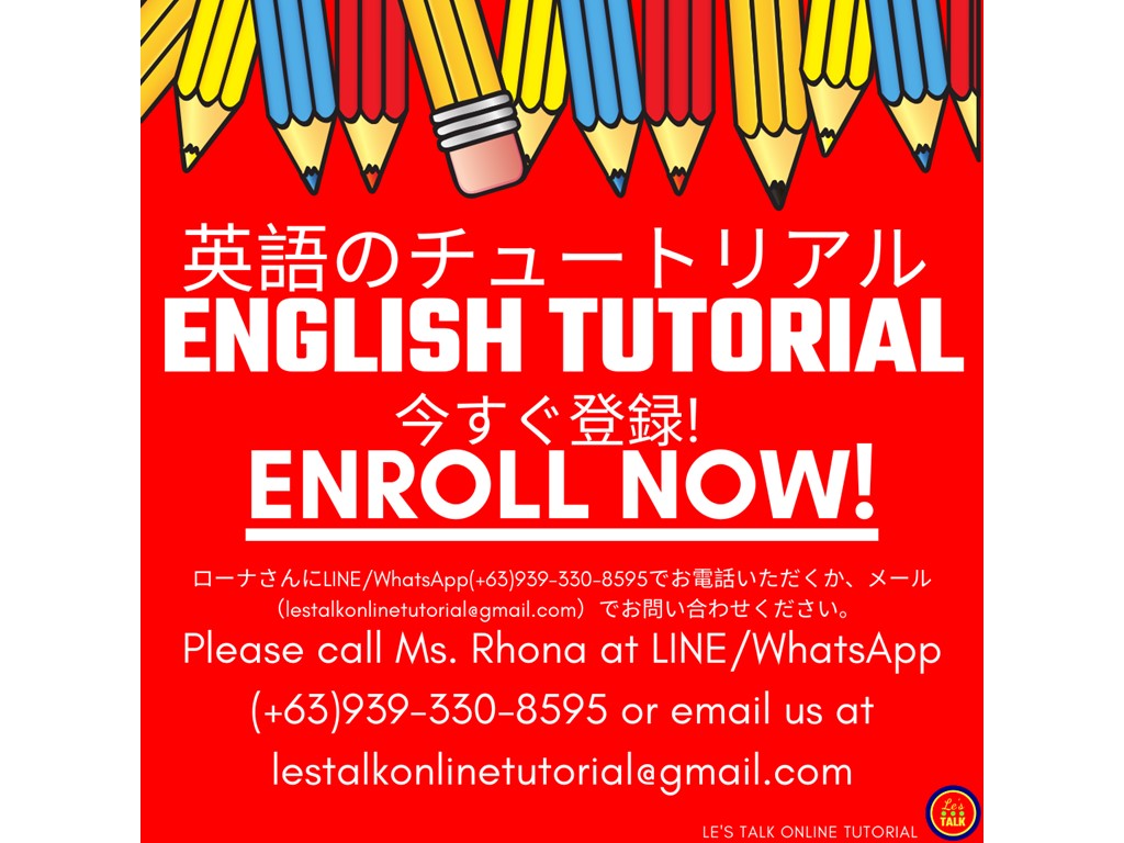 second hand/new: ENGLISH TUTORIAL ENROLL NOW!
